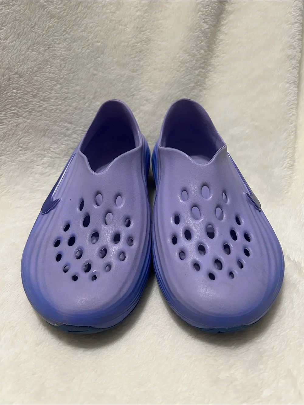 Nike Kids Gradient Lavender-Blue Slip-On Clog